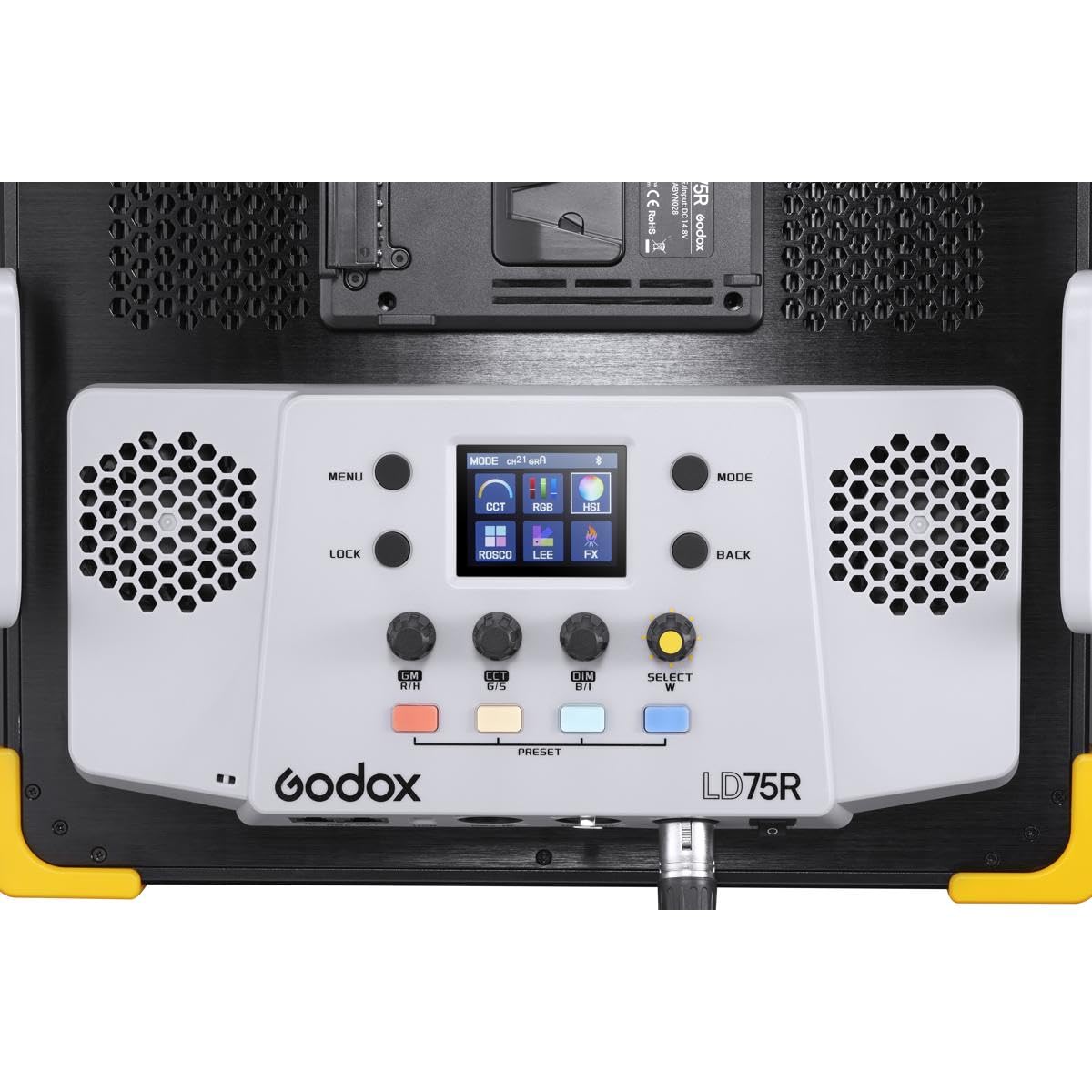 Amazon.com: Godox LD75R RGB Panel Light | Includes barndoor
